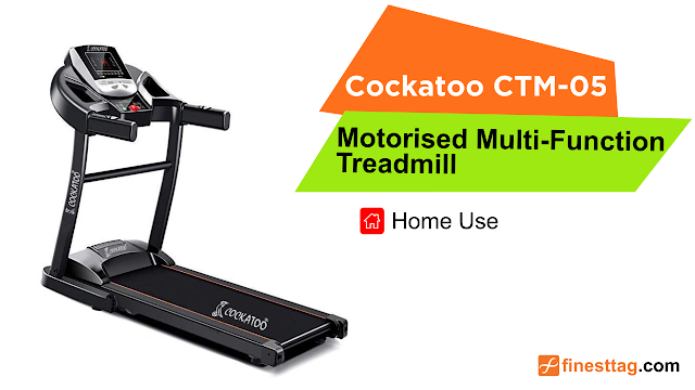 Cockatoo CTM-05 Steel 2 HP Peak Motorised Multi-Function Treadmill