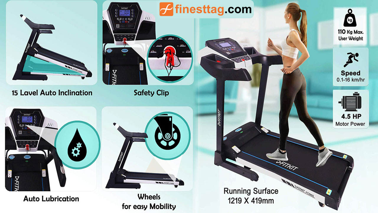 Fitkit ft200 series motorized treadmill @ Best price in India
