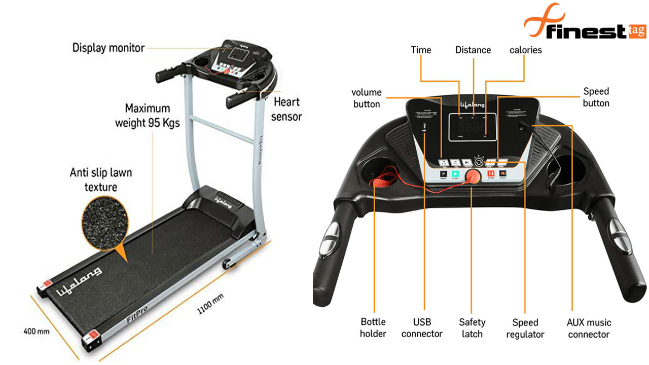 Lifelong FitPro LLTM09 | Review, Motorized Treadmill for Home @ Best price in India