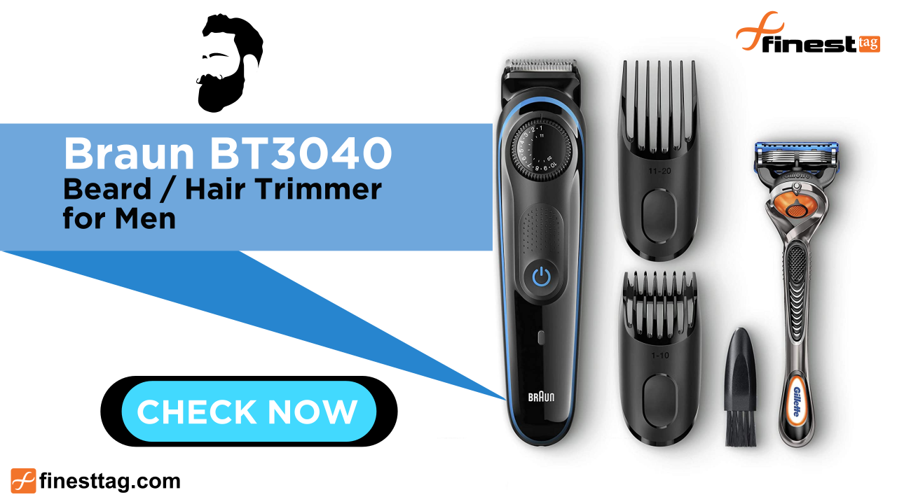 Braun BT3040 Beard Hair Trimmer for Men- 10 best trimmer