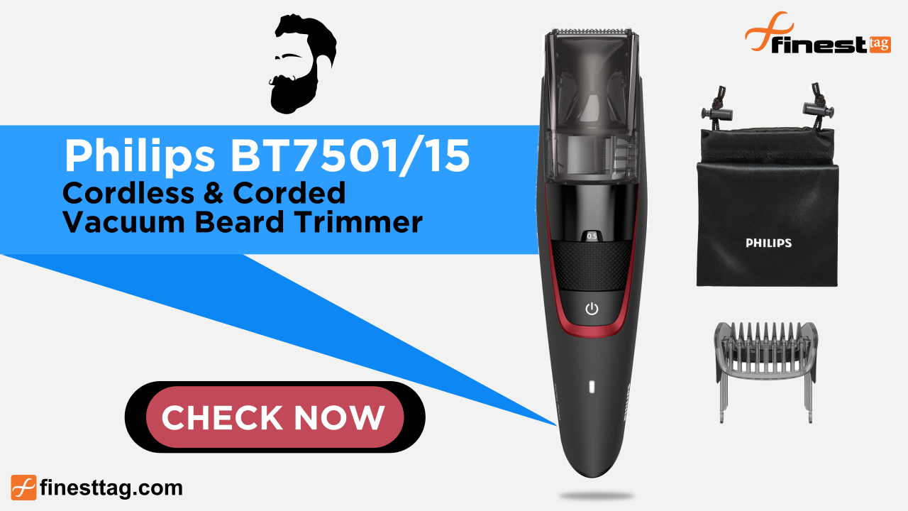 Philips BT750115 Vacuum Beard Trimmer- 10 best trimmer