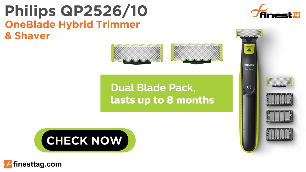Philips QP252610 OneBlade Hybrid Trimmer and Shaver- 10 best trimmer