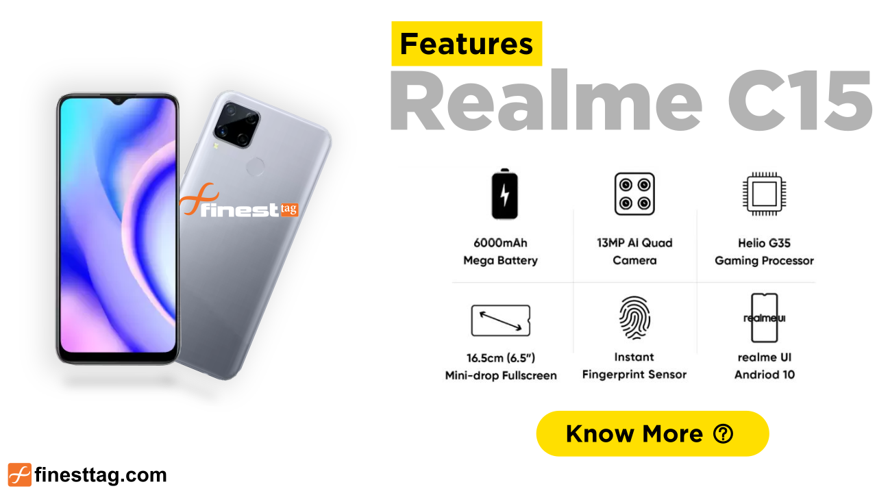 Realme C15 mobile Review, Features @ Best price in India