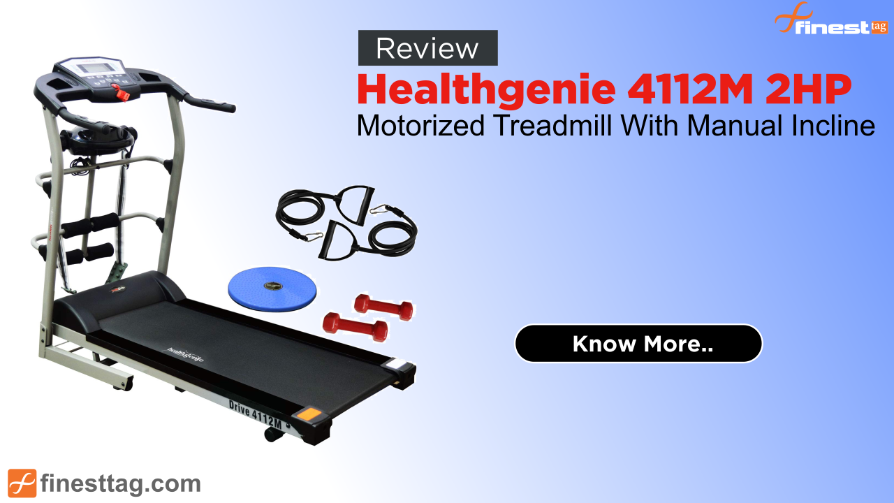 Healthgenie 4112m motorized treadmill @ Best price in India
