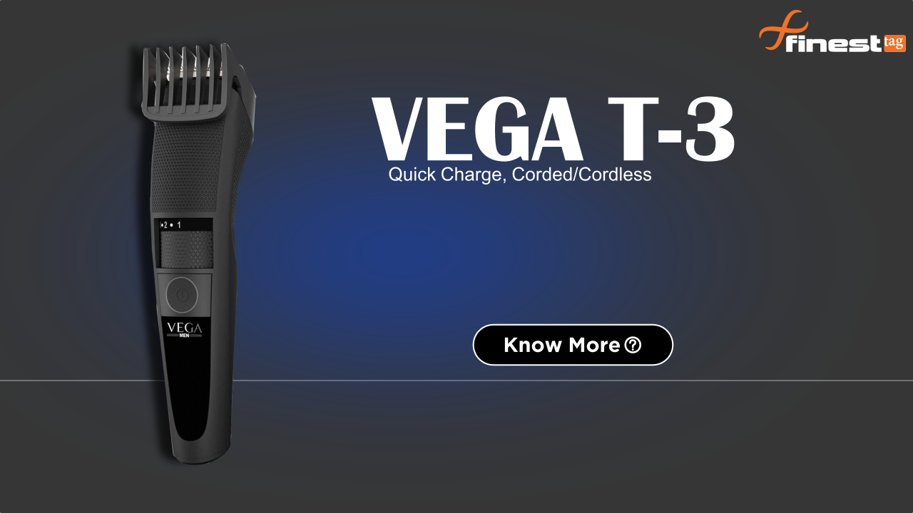 VEGA T-3 | Review,Corded/Cordless Beard trimmer @ Best Price in India