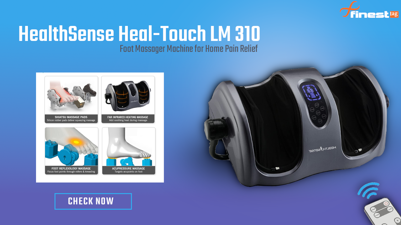 HealthSense Heal-Touch LM 310 | Review, Foot Massager Machine @ Best Price in India-Features