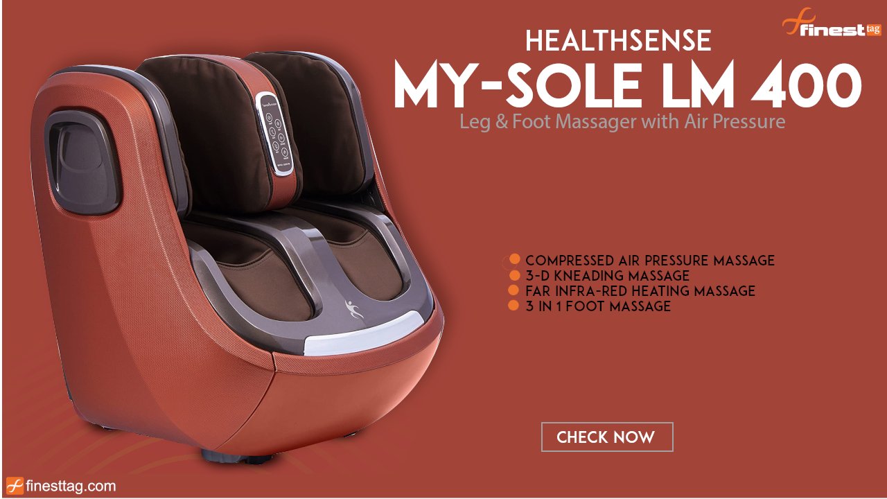 HealthSense My-Sole LM 400 | Review, Leg & Foot Massager @ Best Price in India \features