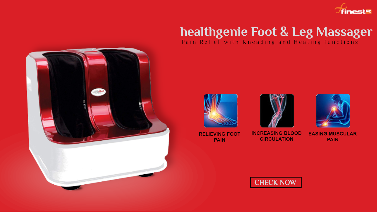 Healthgenie Foot Massager for Pain Relief | Review @ Best Price in India-features