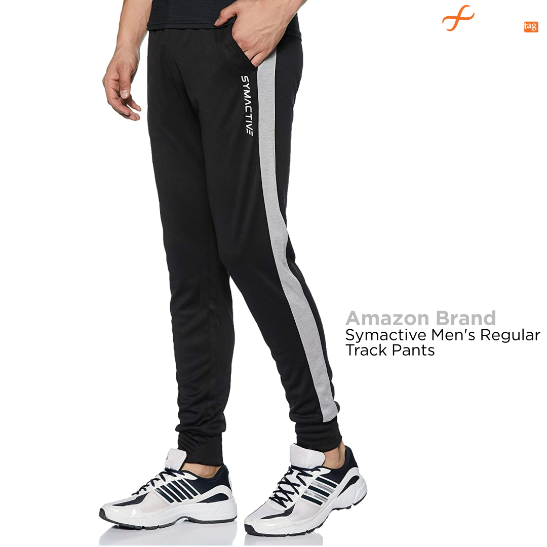 Amazon Brand - Symactive Men's Regular -Best men's track pants