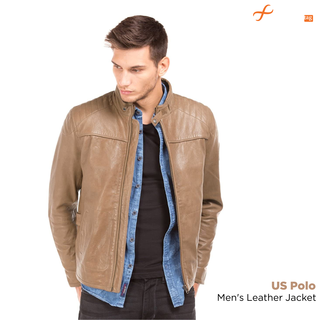 US Polo Men's Leather Jacket-Original leather jackets for Men