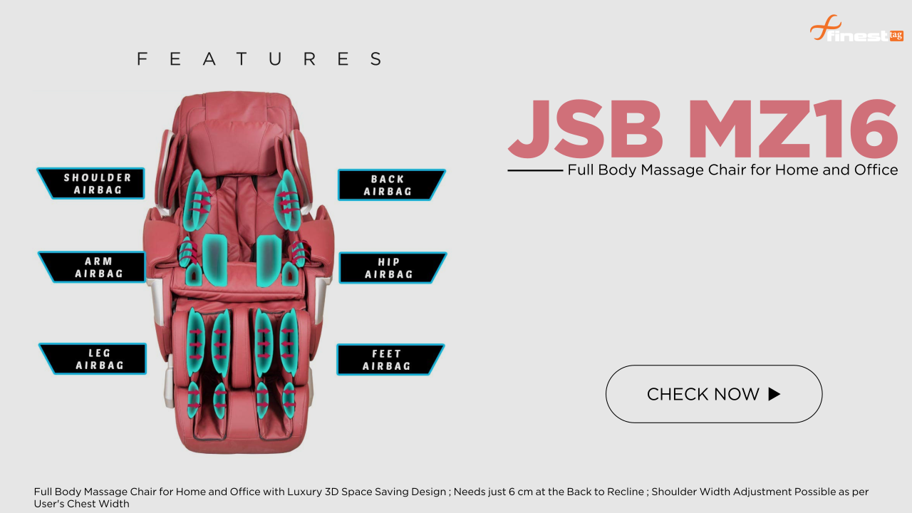 Features-JSB MZ16 Full Body Massage Chair for Home and Office