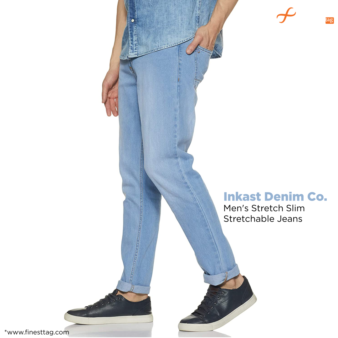 Amazon Brand - Inkast Denim Co. Men's Stretch Slim Stretchable Jeans-5 best men's jeans brands