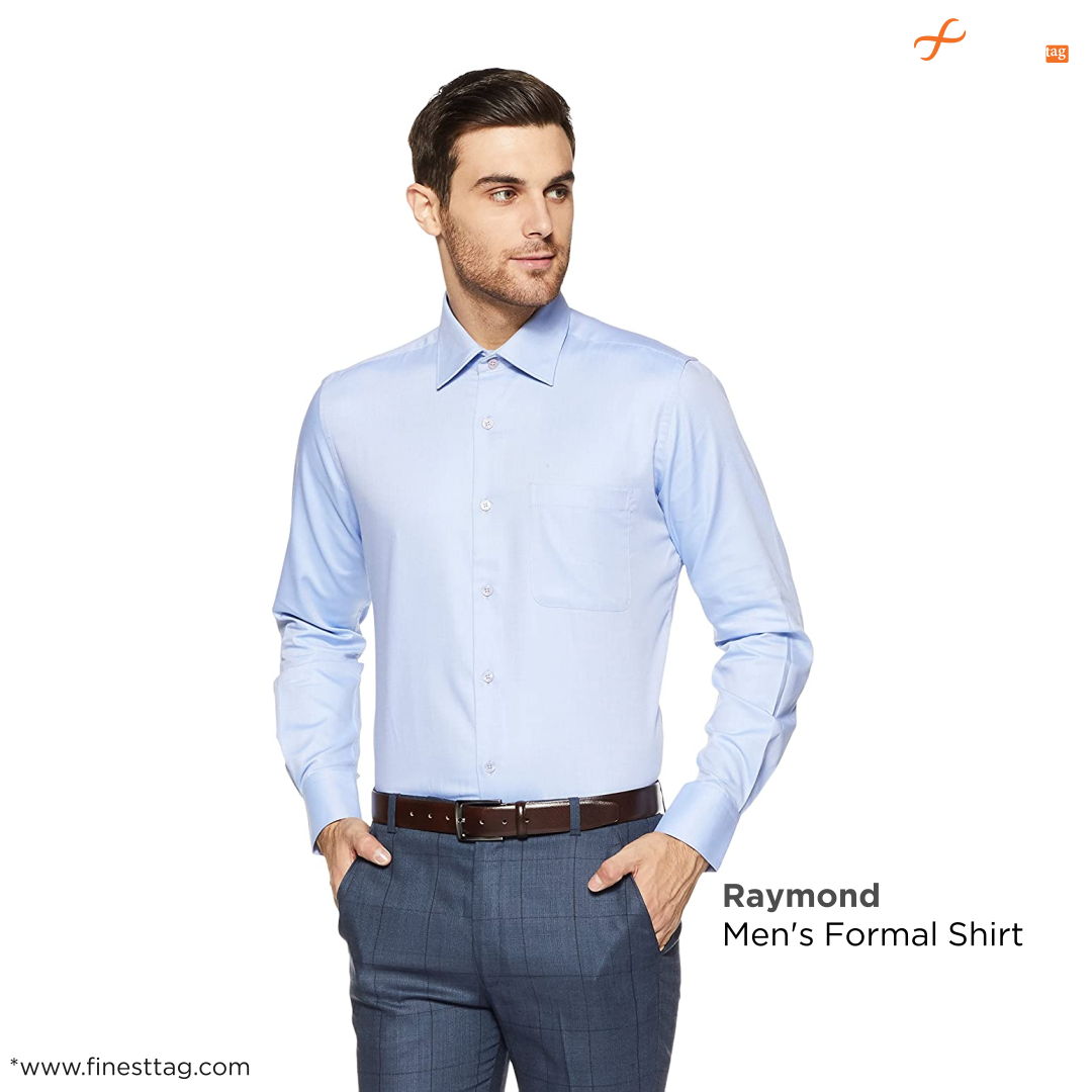 Raymond Men's Formal Shirt-5 Best formal shirts for men on Amazon (2021)