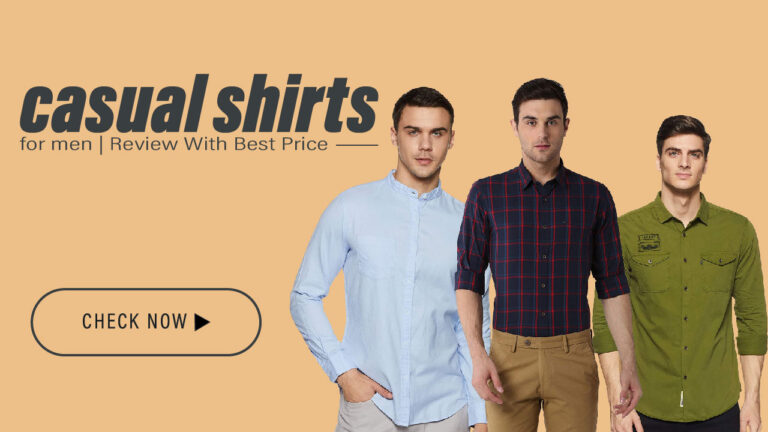 7 Best casual shirts for men | Review With Best Price