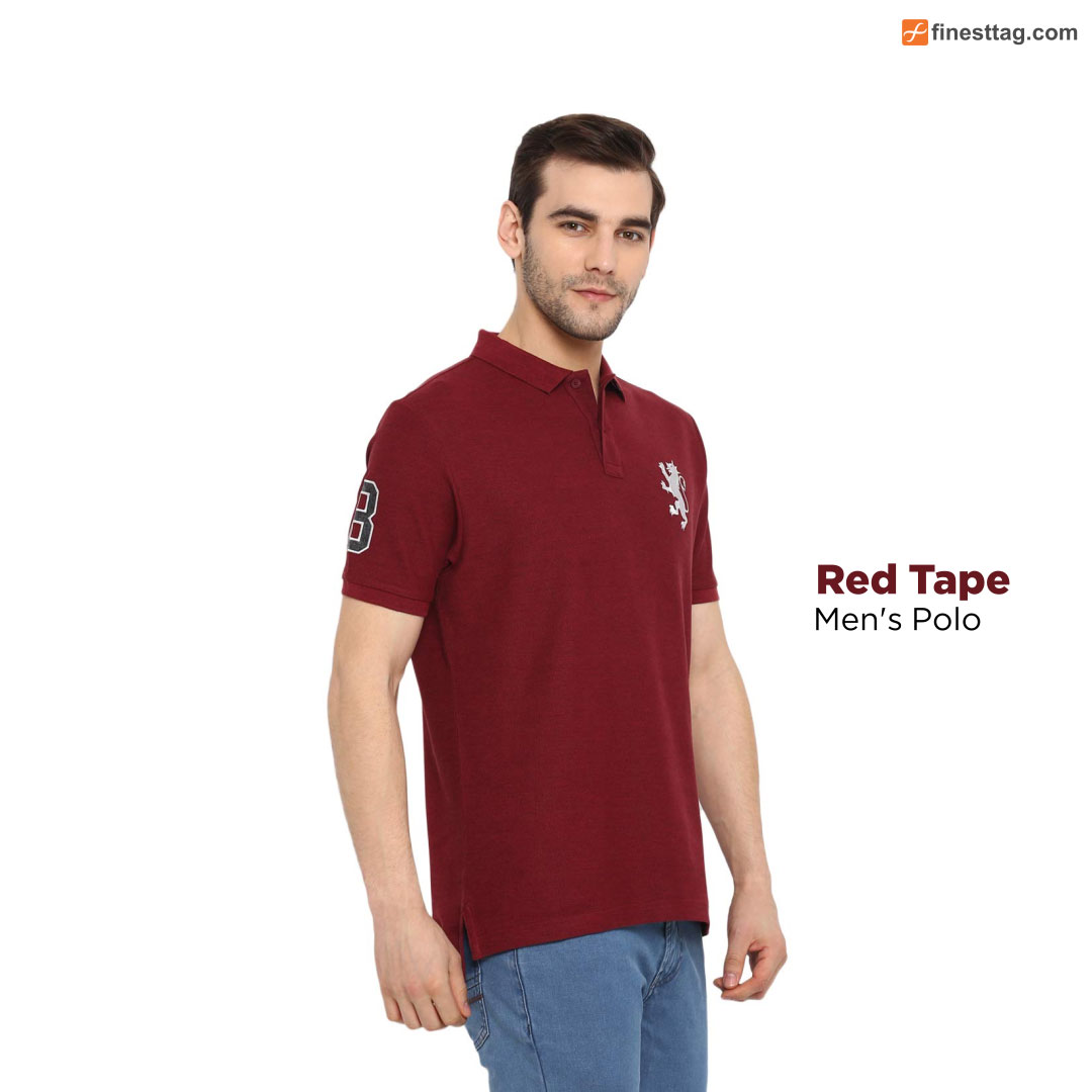 Red Tape Men's Polo-Best polo t shirts for men India