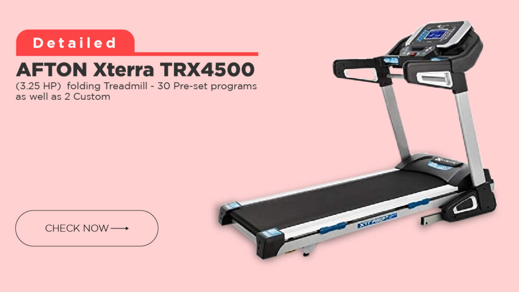 Xterra TRX4500 folding Treadmill Review with Best Price in India