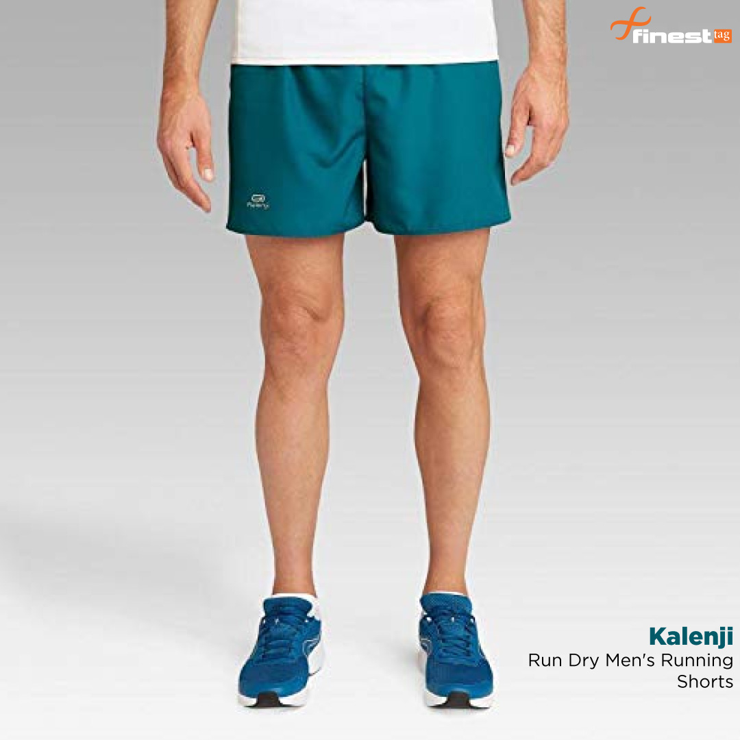 Kalenji Run Dry Men's Running Shorts - Petrol Blue-Best Shorts for men in India