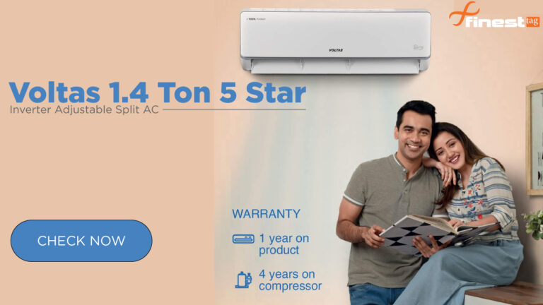 Voltas 1.4 Ton 5 star AC | Review, Inverter Adjustable Split AC @ Best Price in India