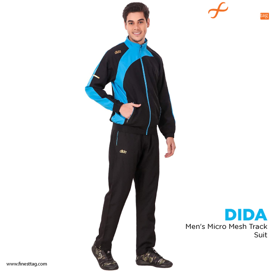 DIDA Men's Micro Mesh Track Suit-Best Summer tracksuit for mens | Review, Online tracksuit @ Best Price in India