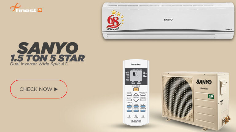 Sanyo 1.5 Ton 5 Star ac | Review, Dual Inverter Wide Split AC @Best Price in India