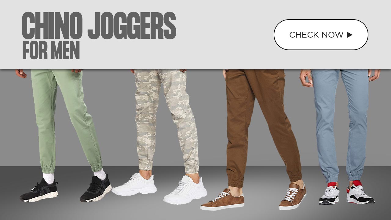 Best chino joggers for Men (2021) @ Best price in India
