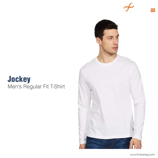 Jockey Men's Regular Fit T-Shirt-Comfortable summer t-shirts for men @ affordable Price