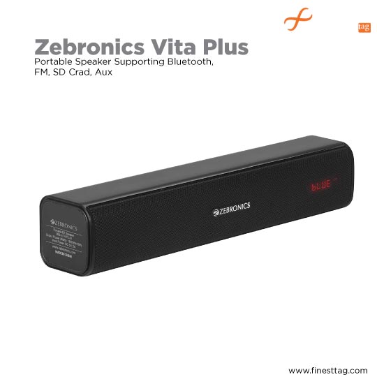 Zebronics Vita Plus-Best bluetooth speakers @ Affordable price in India