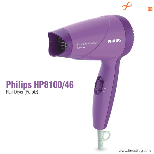 Philips HP810046 Hair Dryer (Purple)-5 Best hair dryer in india- Buying Guide 