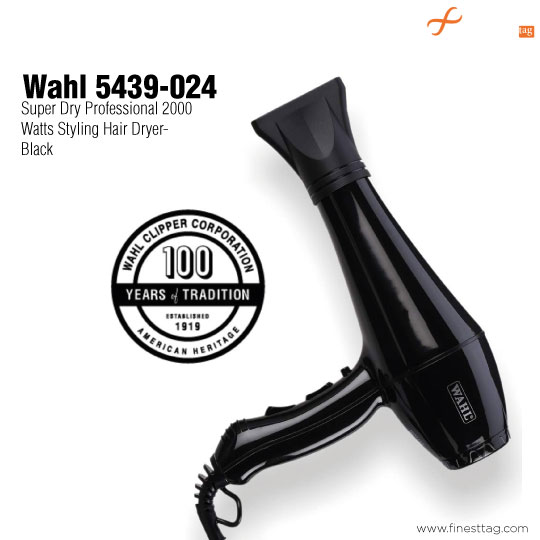 Wahl 5439-024 Super Dry Professional 2000 Watts-5 Best hair dryer in india- Buying Guide 