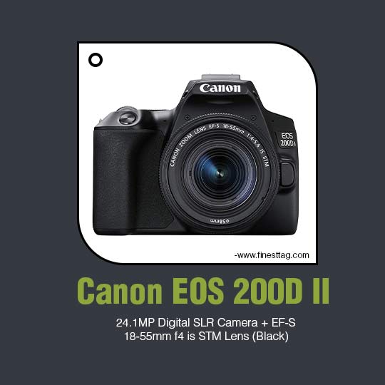 Canon EOS 200D II -best dslr camera under 50000 in India 2022