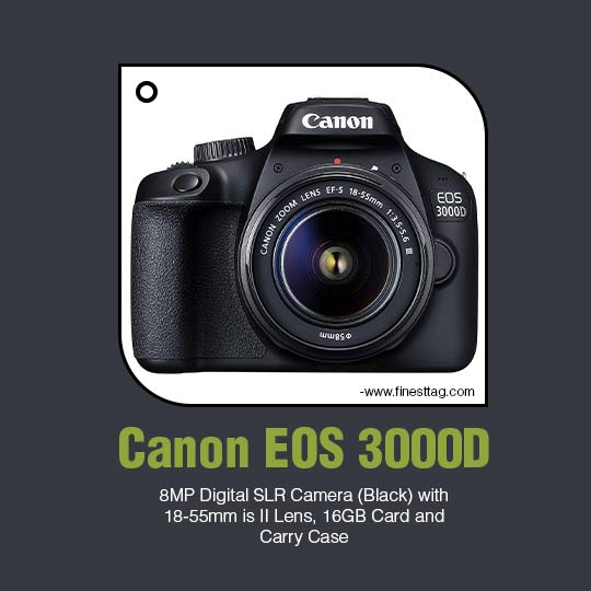 Canon EOS 3000D-best dslr camera under 50000 in India 2022